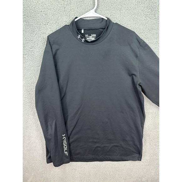 Under Armour ColdGear Fitted X-Golf Shirt Mens XL Long Sleeve Performance Top